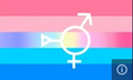 Alternate trigender flag by Fandom user Khuntothemoon