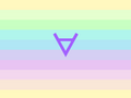 Alternate Pangender Flag by Fandom user HelenDaMelon[12][13][14]