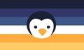 Alternate Penguingender Flag by Pinterest user @kazissilly[3]
