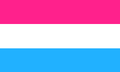 Bigenderfluid Flag (Specifically fluid between male and female) by Scratch user PlagueFoxxe[11]