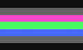 Alternate Polydemigender Flag by Fandom user Yeetusthyfeetus420[1]