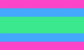 Pastel version of Polysexualflagic flag by same user