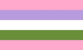 Alternative demigirl flag by unknown, reposted by Pride-Flags on DeviantArt