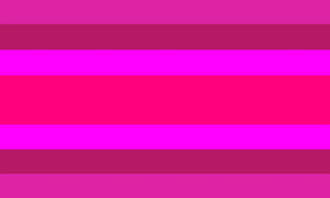 Fuschiagender flag 