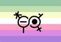 Genderfae Flag with Symbol by Tumblr user nicprice127[5][6]