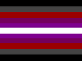 Alternate Satanicgender Flag by Reddit user mossyfaeboy