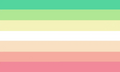 Alternative genderfloret flag by BitzOfPuzzelPeices.[1]