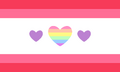 Most commonly used amorgender flag