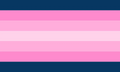 Alternate transfeminine flag by Fandom user TheGamblingDemon[3]