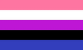 Genderfluid flag by lostinthoughtspaceandfantasies on Tumblr.[1]