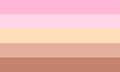 Alternate strawberrycatgender flag by Tumblr user strawbcore[1]