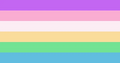 Alternate Unicorngender Flag by X user @gendergasm[3]