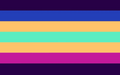 Alternative concegender flag by Jell-O-Mel on Reddit.