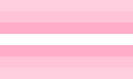 Alternate Demigirl flag by Twitter user PearloLesbo[18]