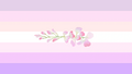 Delifloralgender flag by Fandom user Mochi-ai.