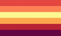 Alternate Summer-Sunrisegender Flag by Instagram user Moodylesboy[1]