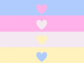 Alicorngender Flag by LGBTQIA+ Wiki user AngelicSomewhatFound[1]