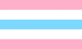 Transfeminine MtF flag by Reddit user veravery[2]