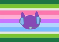 Catgamergemder flag by Tumblr user gardendoggy