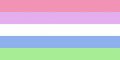 Alternative polygender flag by Transfeminine[4]