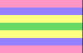 Quadgender flag by Tumblr user pride-color-schemes [1]