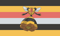 Vespiquengender flag by Fandom user Flautistfox[2]