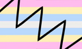 Alternate caedogender flag by X user @AriaTempest[4]