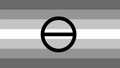Redesign of agender flag by Fandom user Countrypage[18]