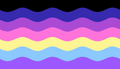 Alternate genderfluid flag by Reddit user Tey_the_freak_one[26]