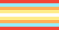 Alternate Kitsunegender Flag by Tumblr user softpastelic[5]