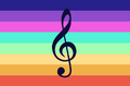 Alternate musigender flag (treble clef) by dragonpride17-removed on Tumblr