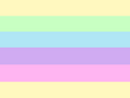 Alternate Pangender Flag by Fandom user HelenDaMelon[12]