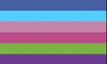 Alternate quadgender flag by unknown