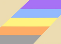 Current Toastgender Flag by LGBTQIA+ Wiki user Devkren[1]