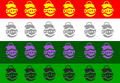 Alternate festive non binary flag designed by Fandom user CattosWiki