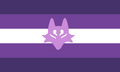 Alternate (Purple/Mystic) Kitsunegender Flag by Tumblr user @Fortxnegenders[6]