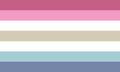 Alternative genderflux flag by frightfulfangz on Tumblr.
