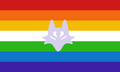 Alternate (Rainbow/Chomatic) Kitsunegender Flag by Tumblr user @Fortxnegenders[6]