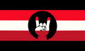 Metalgenderflag with devil horns hand symbol made by tumblr user qyuryyus