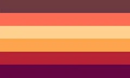Alternate Sunrisegender Flag by Instagram user Moodylesboy[1]