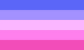 Alternate transfeminine flag by Reddit user ShinyUmbreon465[32]
