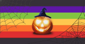 Halloweengender Flag by X user @gendergasm[5][13]