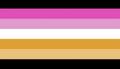 Alternate Transfeminine flag by Fandom user ~jupitersf0rest~[38]