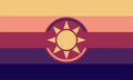 "Solar" transmasculine flag by X/Twitter user XenicLuvs[43]