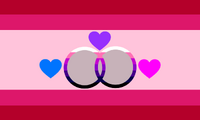Alternative Flag for Amantisgender by Fandom user GalaxyTrico[2]