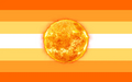 Alternate Sungender Flag by Reddit user @TheNon-BinaryJunebug [6]