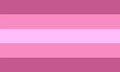 Alternate transfeminine flag by Reddit user Actually-A-Robot-lol[11]