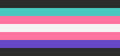 Alternative genderfluid flag by Hologramv on Gender Wiki. [27][28]