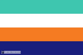 Alternate transmasculine flag by Reddit user MyShinyLugia[33]
