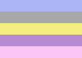 Original Polygenderflux flag by Lukeskyskater[1] on Tumblr and Gender Wiki.